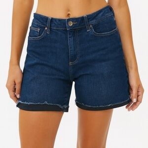 1822 Denim Dark Blue Jean Shorts